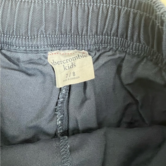 Abercrombie Kids Pleated Twill Skort in Blue Sz 7/8 - Picture 4 of 4